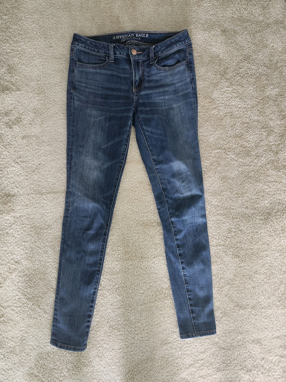 American Eagle Outfitters Women's Blue Skinny Jeans